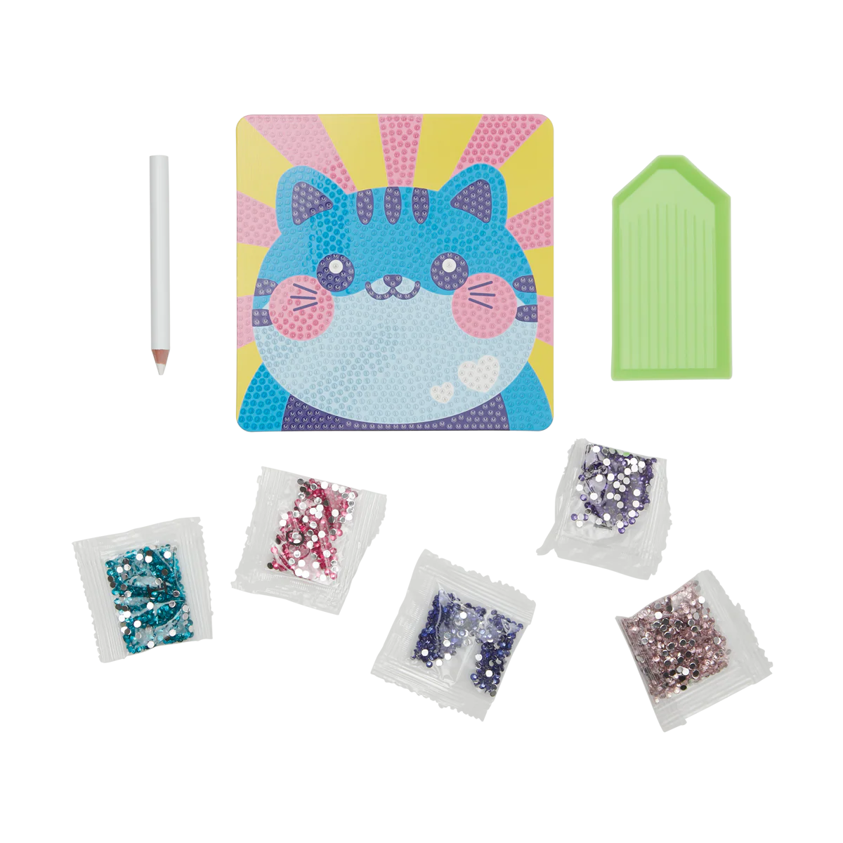 Razzle Dazzle DIY: Mini Gem Art Kit - Cutesy Cat