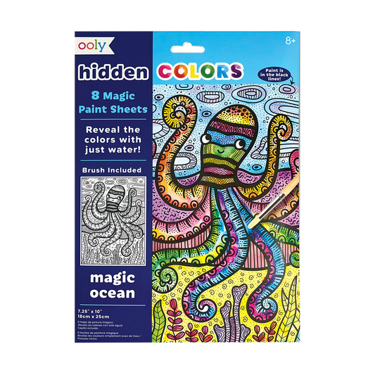 Hidden Colors: Magic Paint Sheets - Magic Ocean (9pc Set)