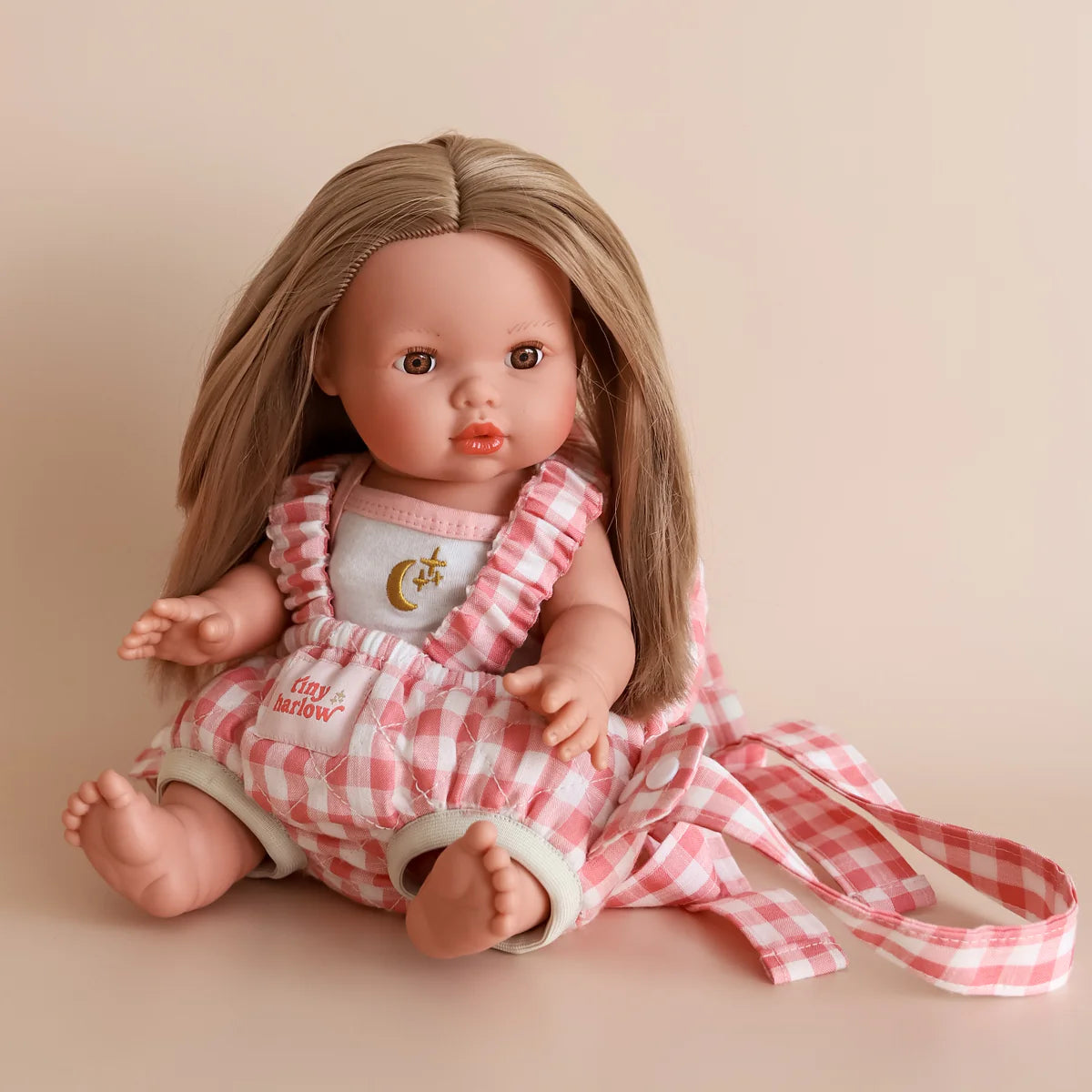 Doll Carrier - Pink Gingham