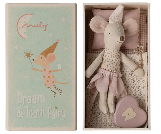 Tooth Fairy Mouse, Little Sister in Matchbox