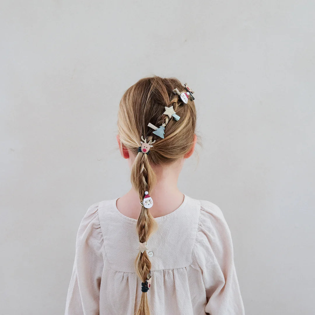 Santa & Rudolph Mini Clips