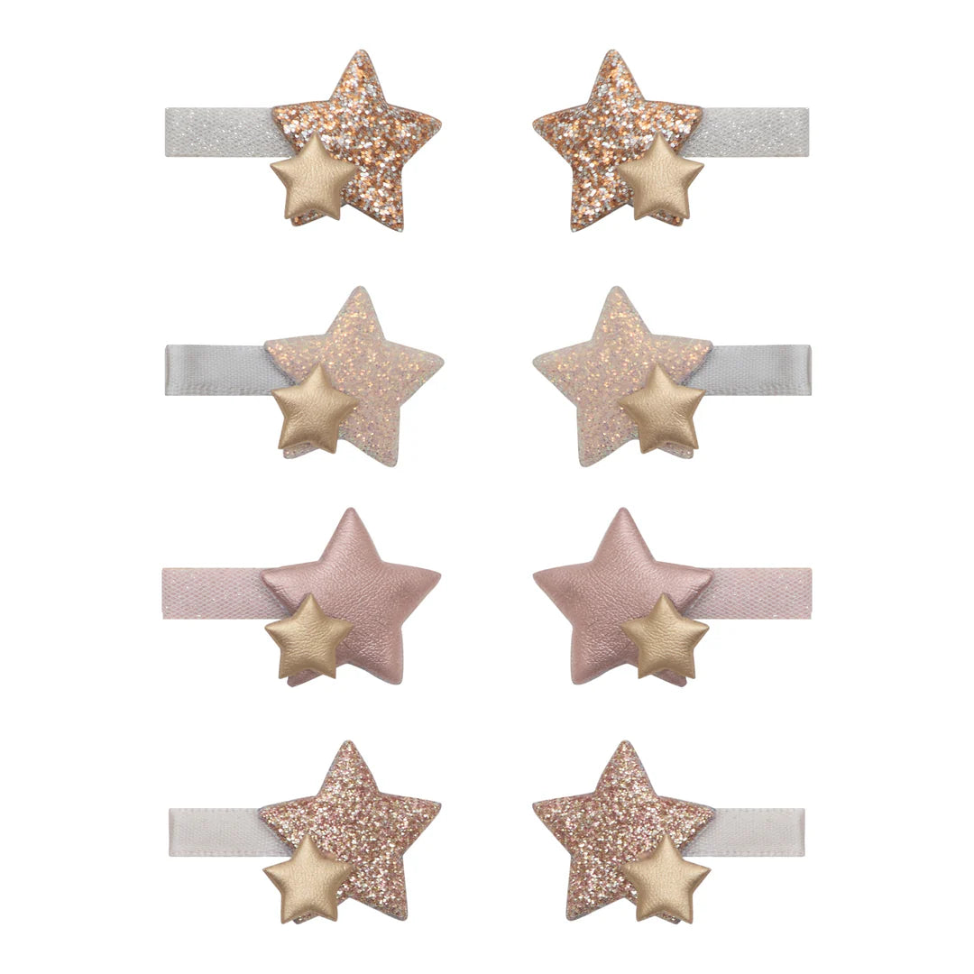 Sparkle Star Mini Clips