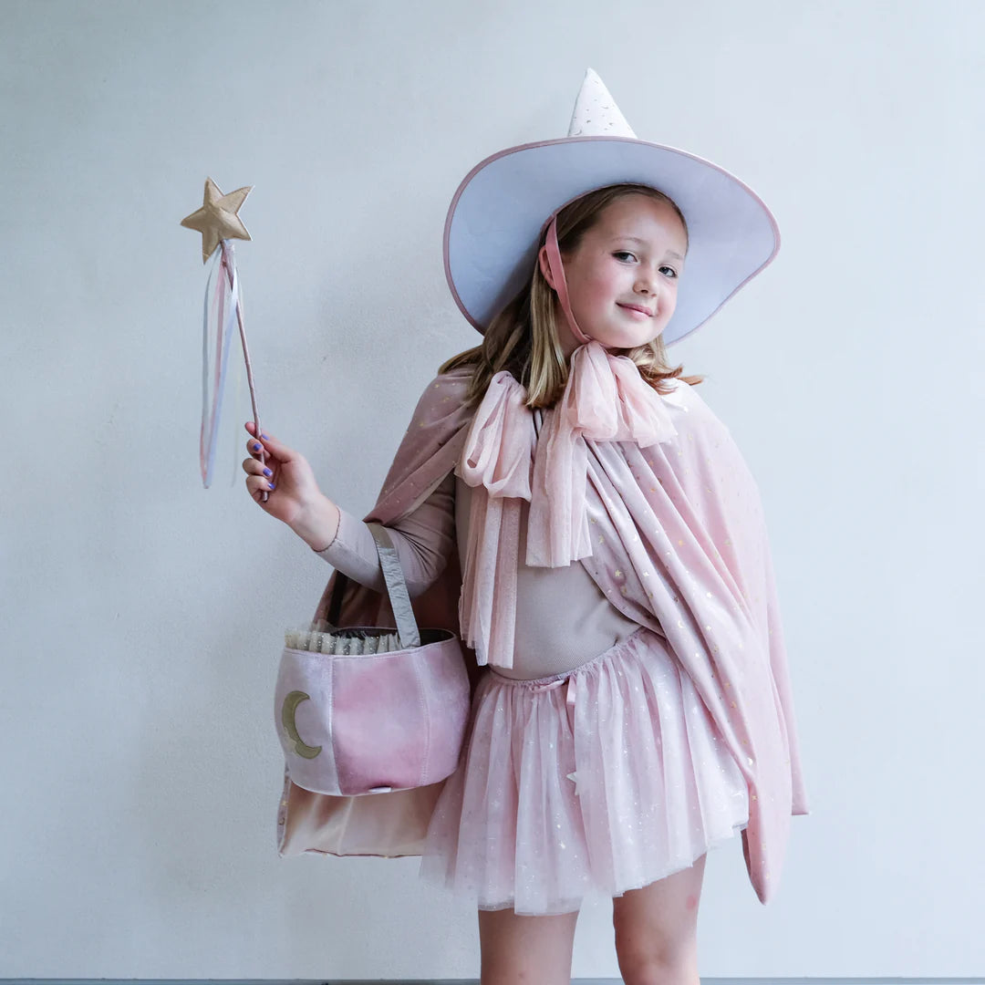 Glinda Bow Witch Cape - Pink