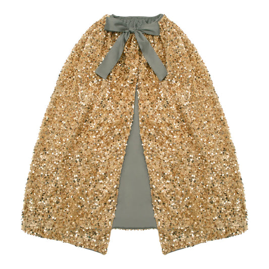 Sequin Cape - Gold