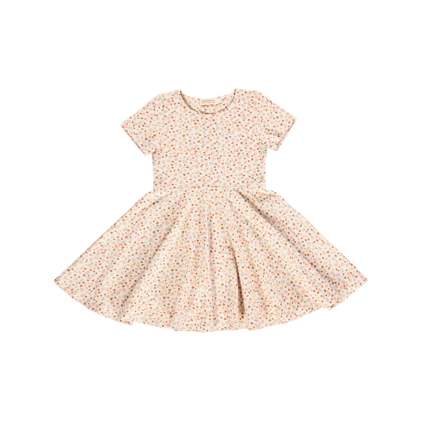Organic Cotton Jersey Sweetheart Twirl Dress