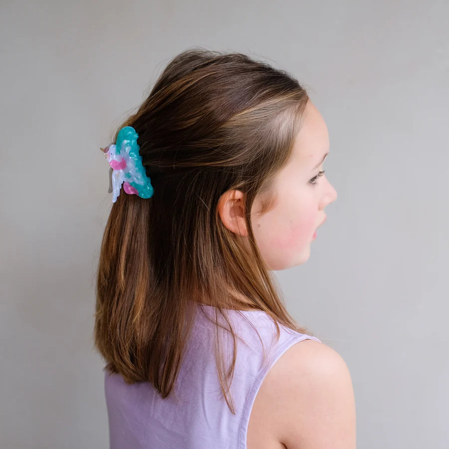 Unicorn Acetate Claw Clip