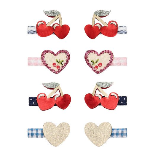 Red Cherries Mini Clips