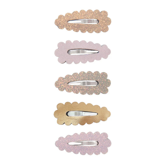Scalloped Mini Clips Pastels
