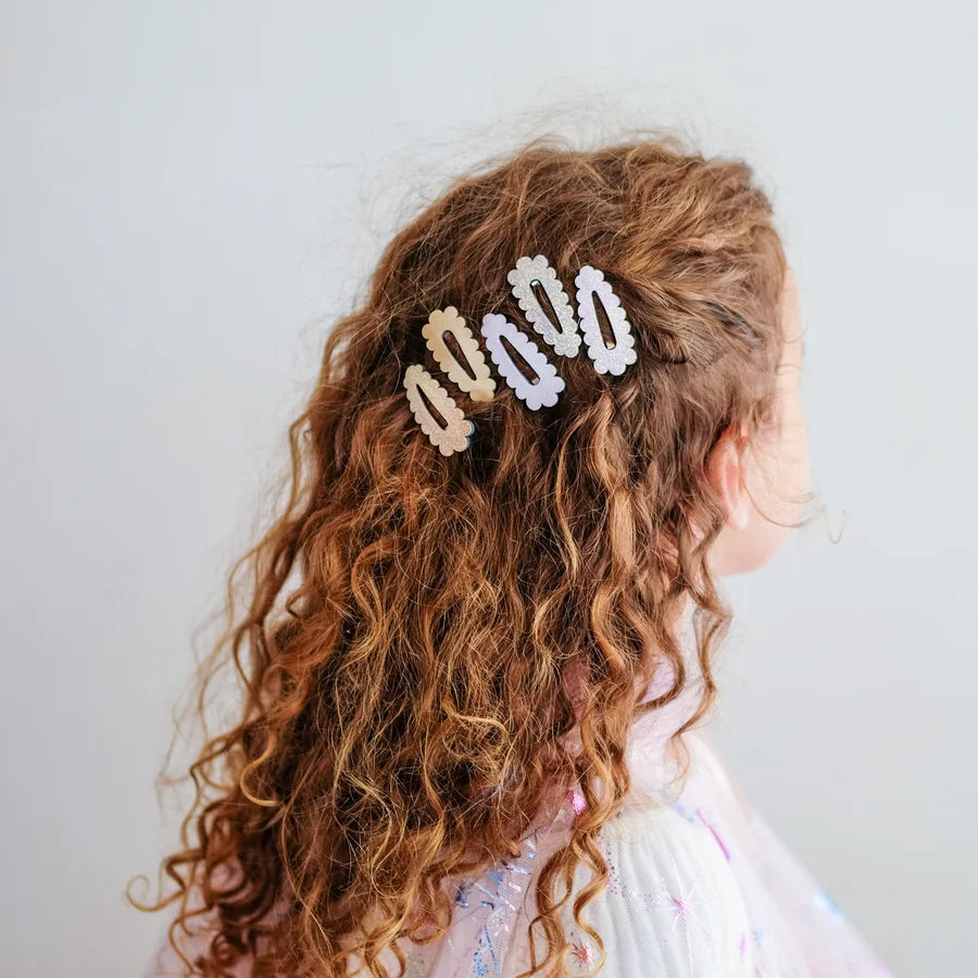 Scalloped Mini Clips Pastels