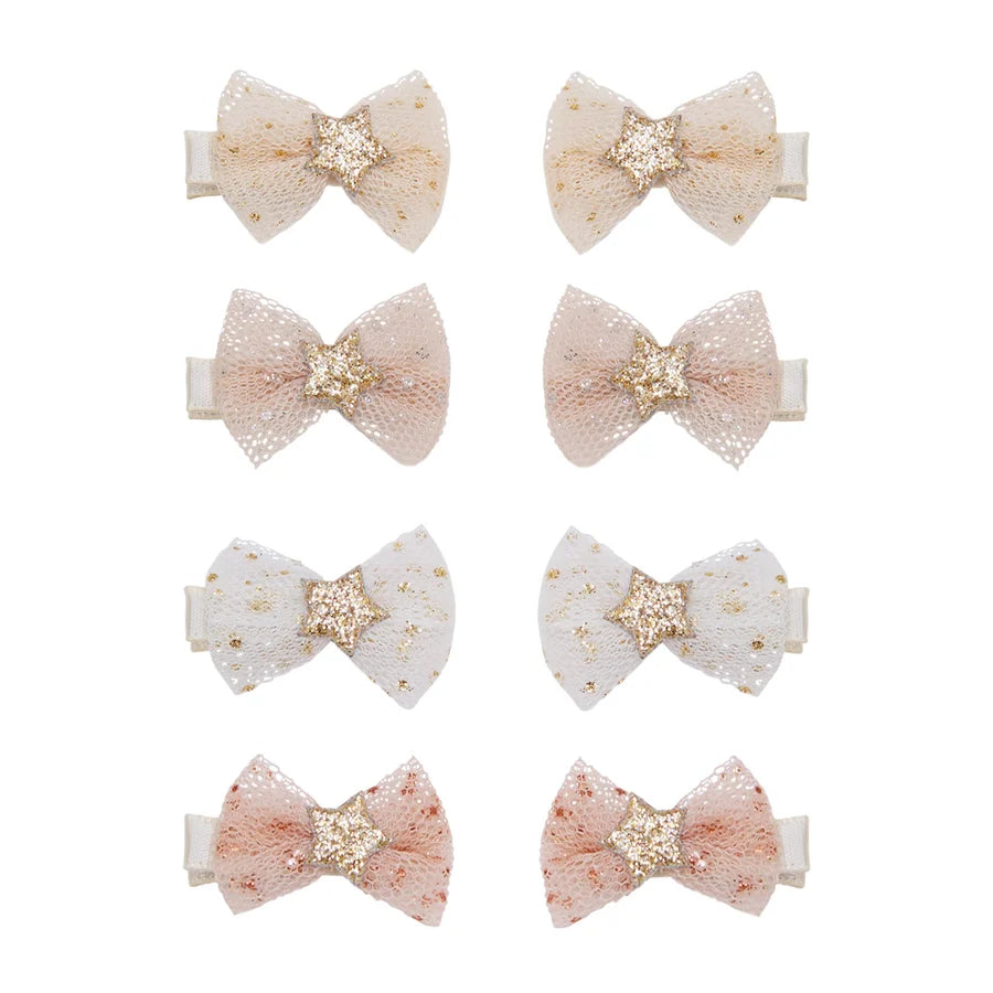 Tutu Bow Salon Hair Clips