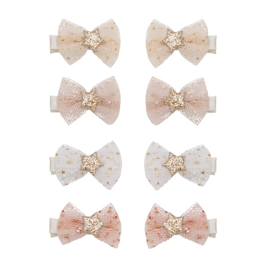 Tutu Bow Salon Hair Clips