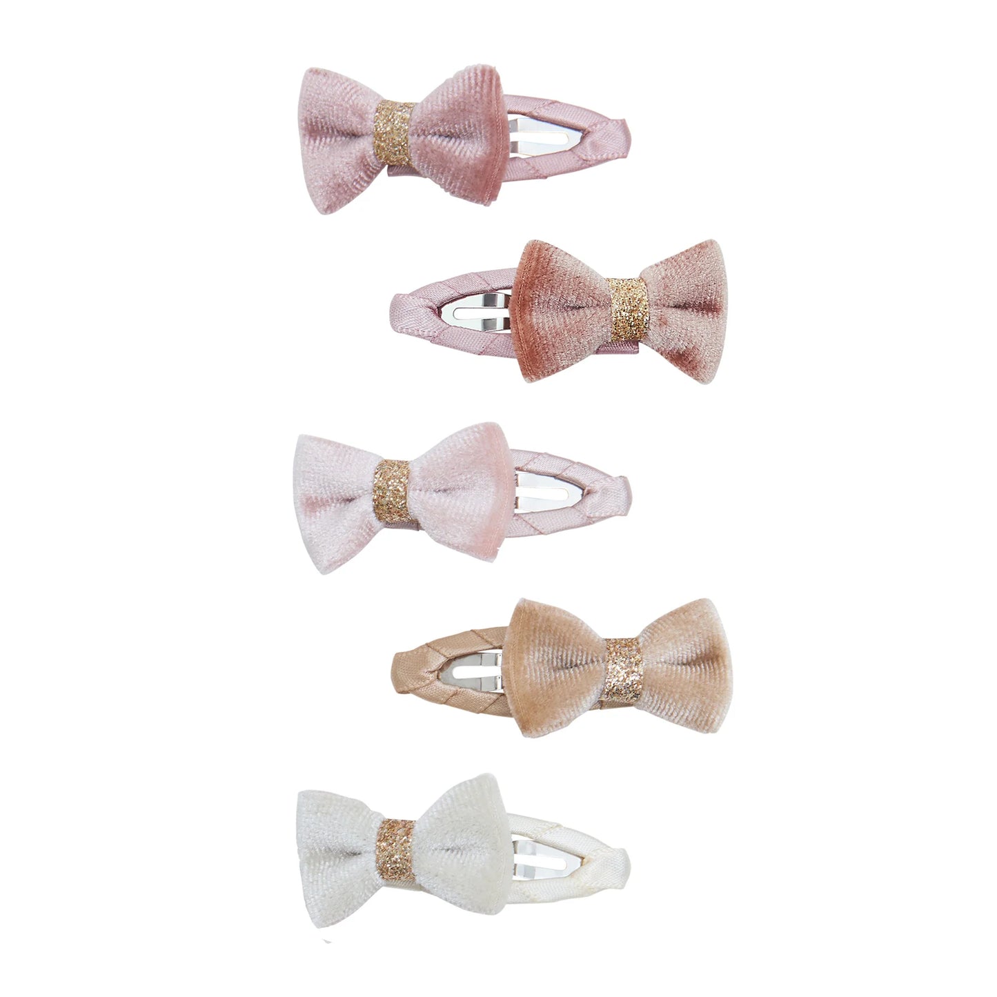 Tinkerbell Velvet Bow Mini Hair Clip