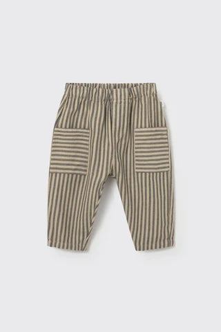 Pants Nepal - Baby Boy Striped Cotton Twill Pants
