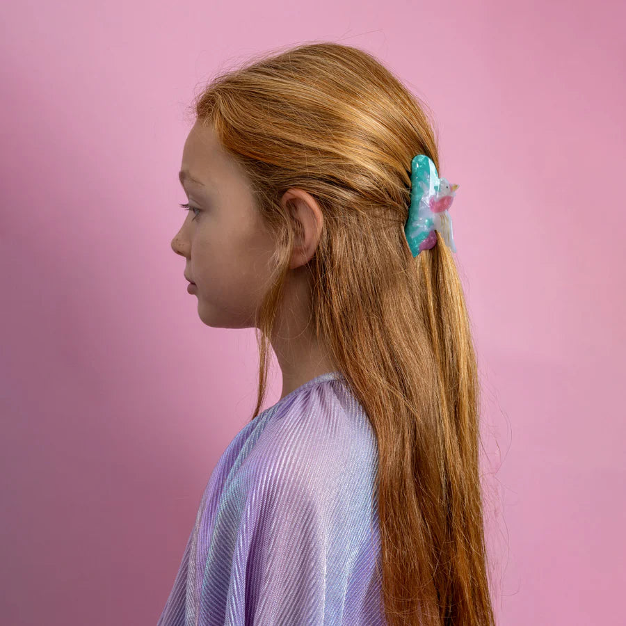 Unicorn Acetate Claw Clip