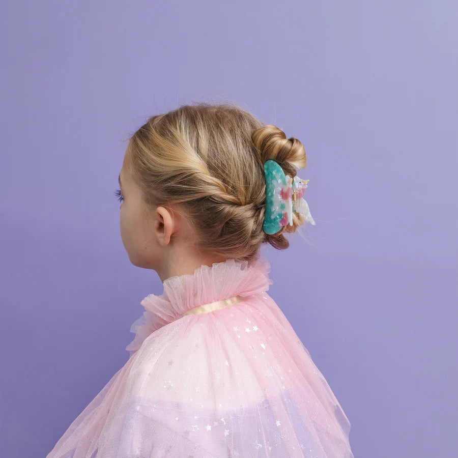 Unicorn Acetate Claw Clip