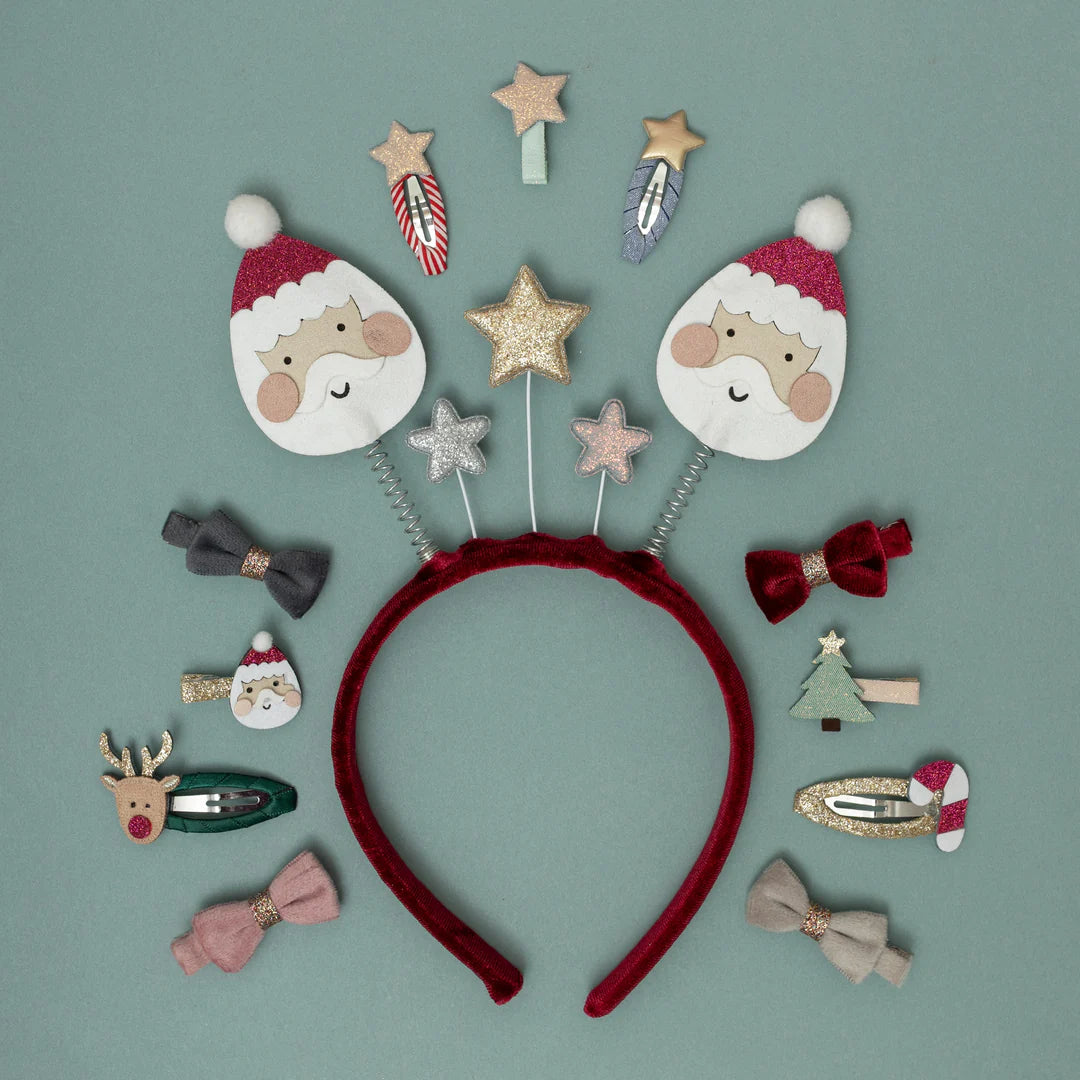 Santa & Rudolph Mini Clips