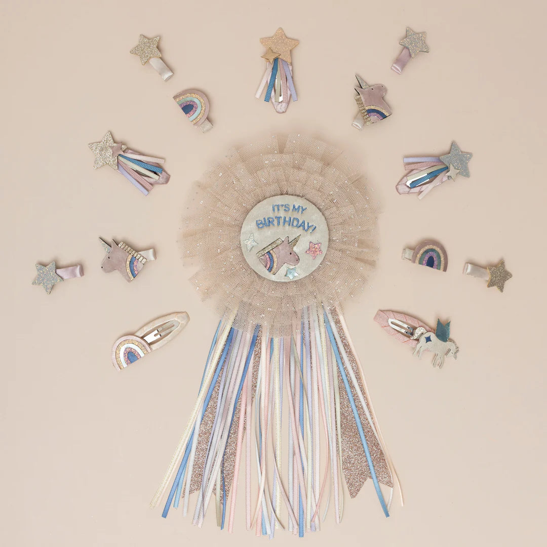 Unicorn Birthday Badge