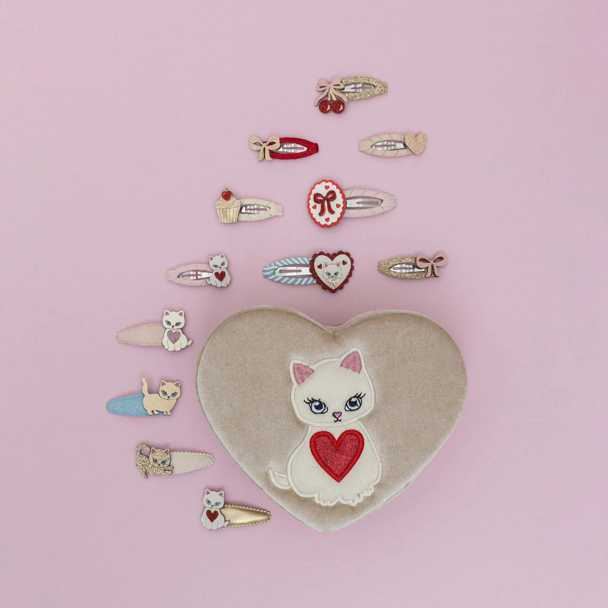 Kittybow Mini Clips Pastels
