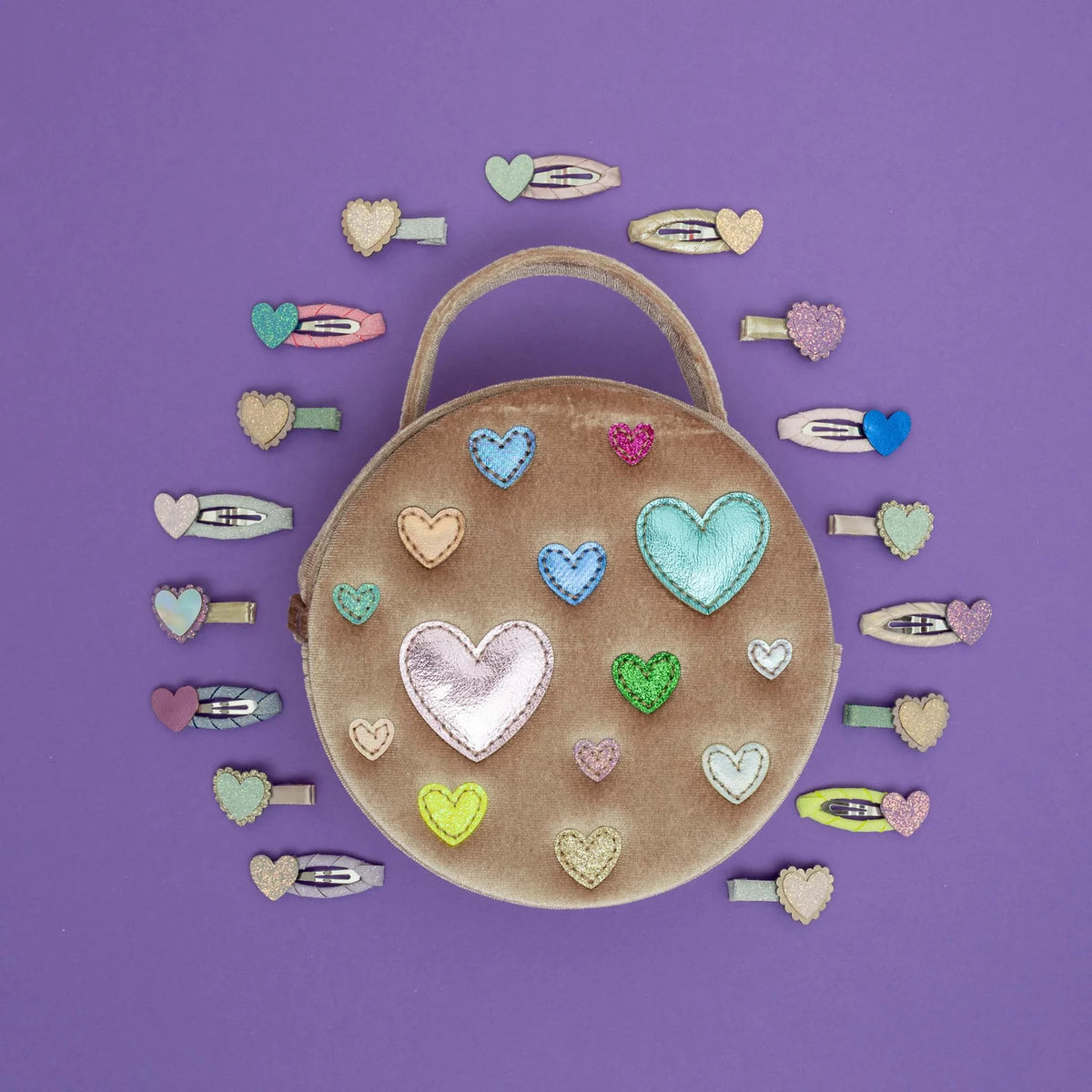 Happy Heart Mini Clips