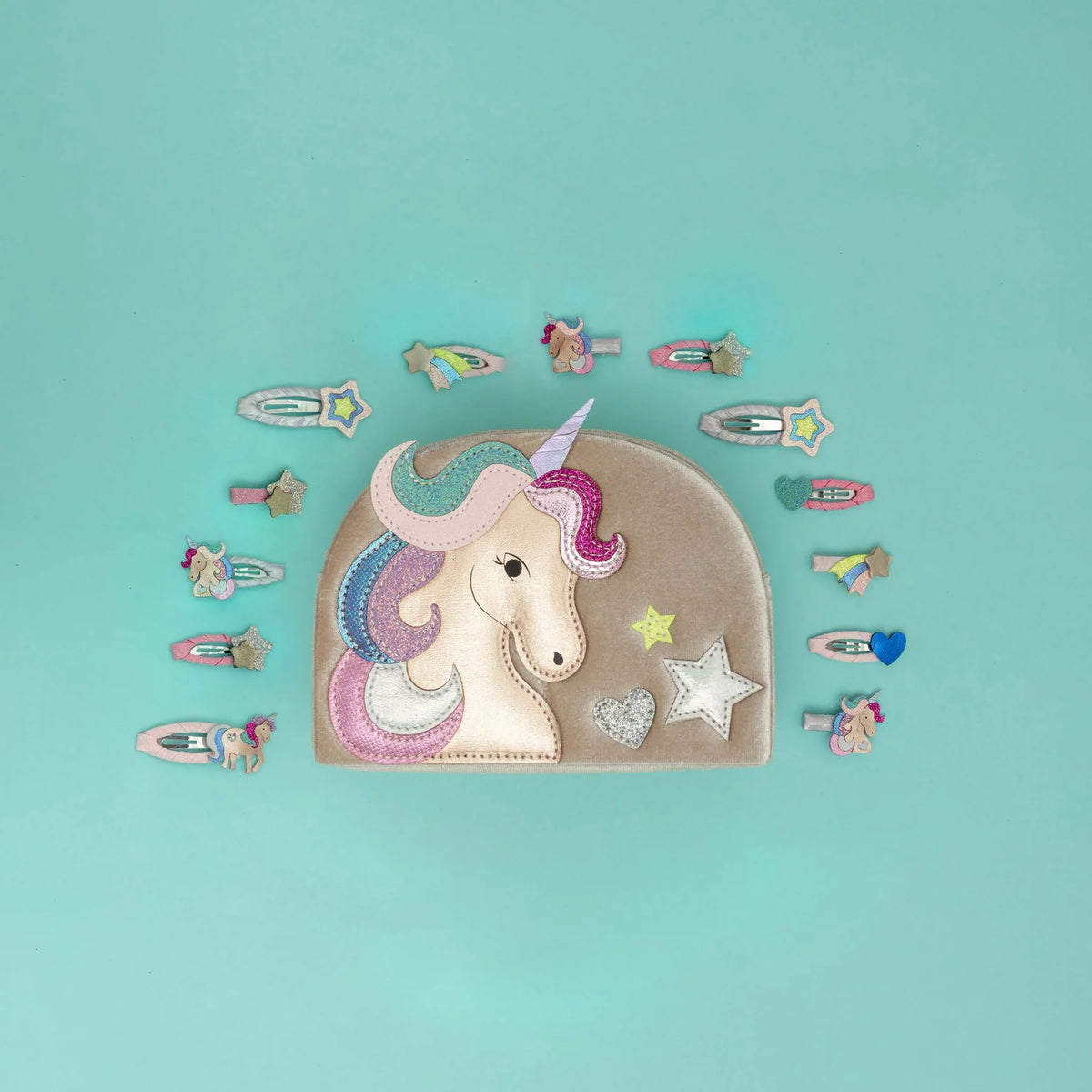 Happy Heart Mini Clips