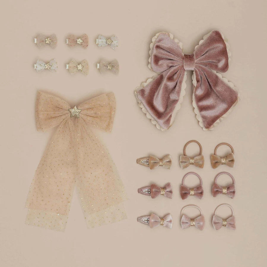Tutu Bow Salon Hair Clips