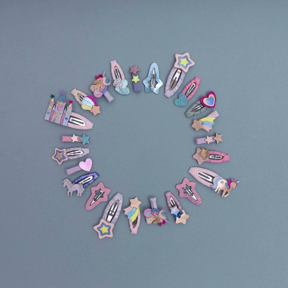 Teeny Star Clips Bright Multi