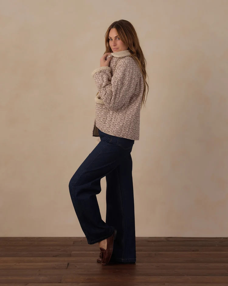 Women's Quilted Collared Jacket