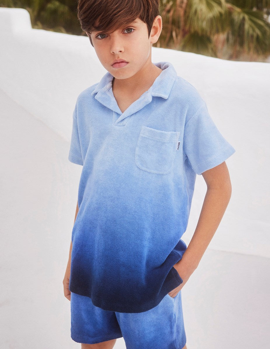 Randel T-shirt short sleeves - Reef Blue Reef Blue 8Y