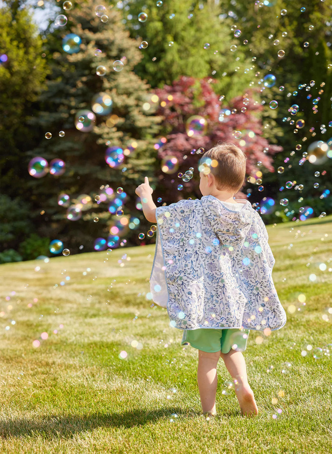 Coral Reef Swim Poncho Multi 1-4Y