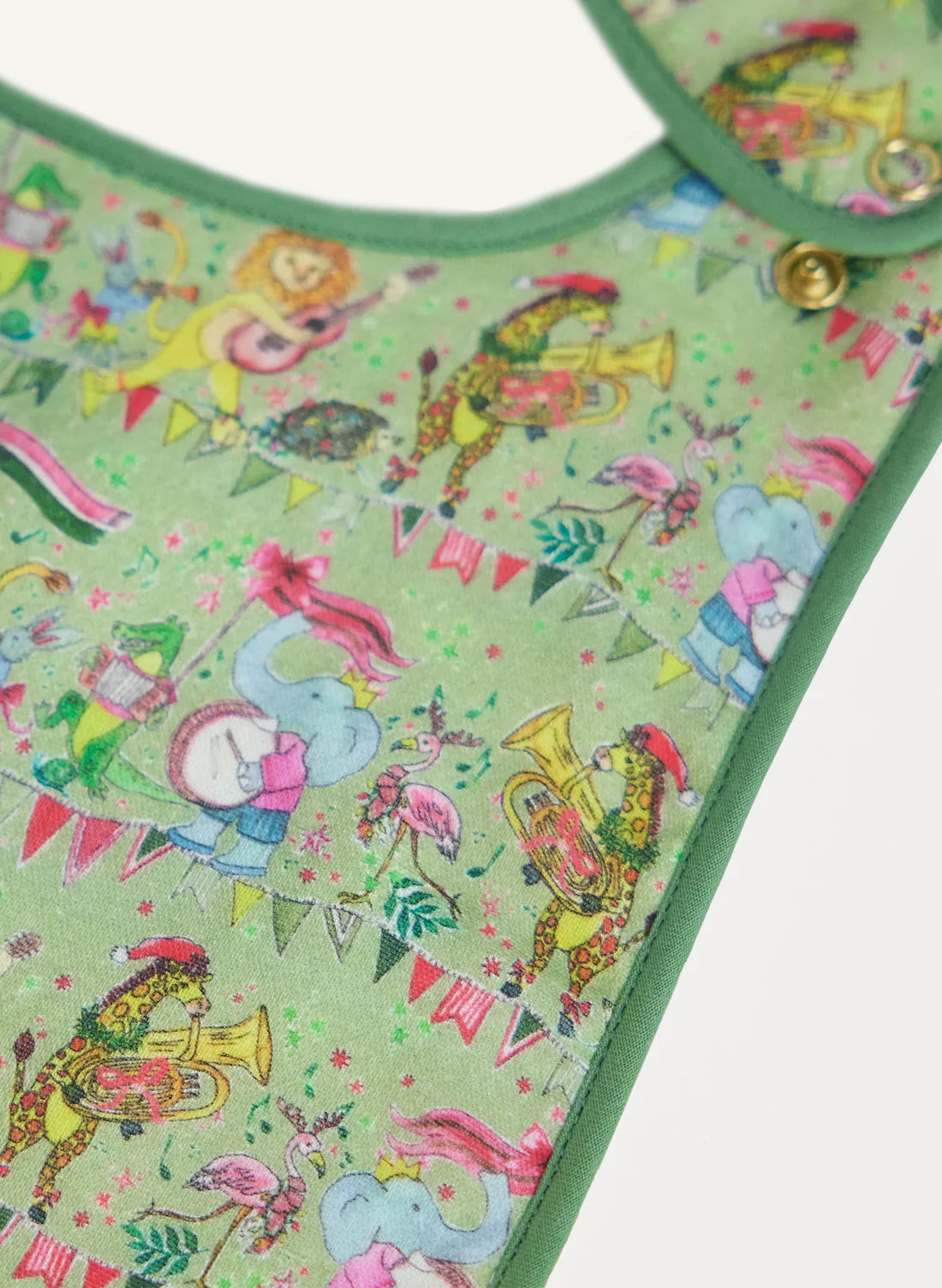 Musical Jubilee Bib - Green