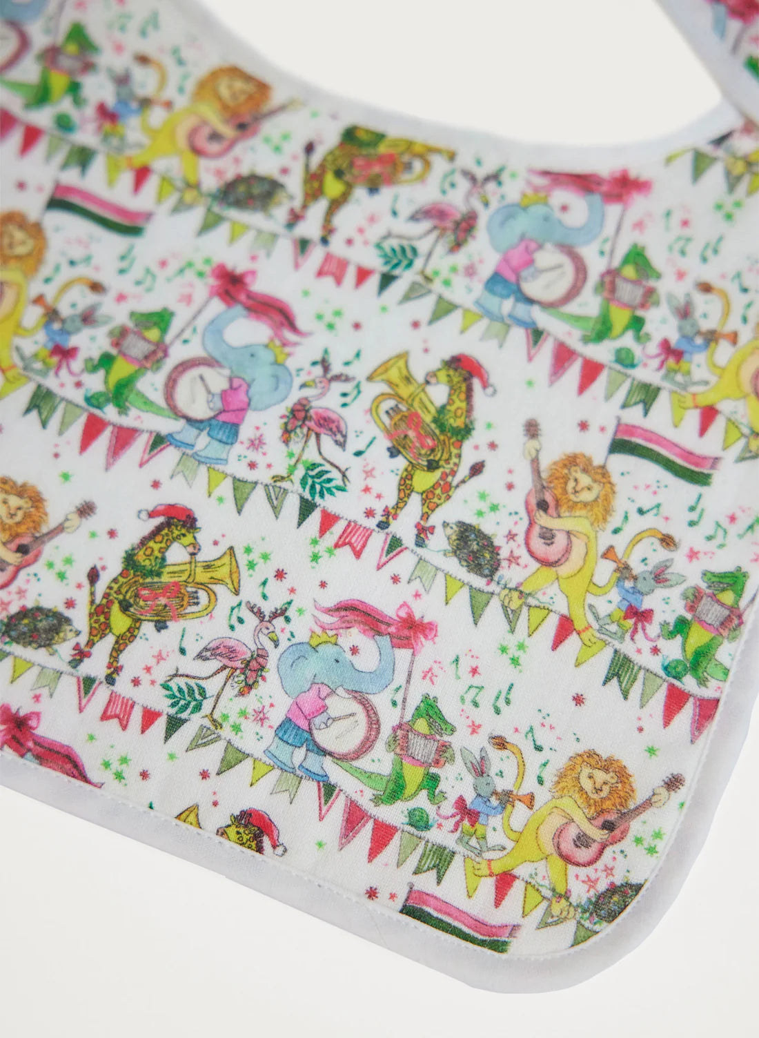 Musical Jubilee Bib - White