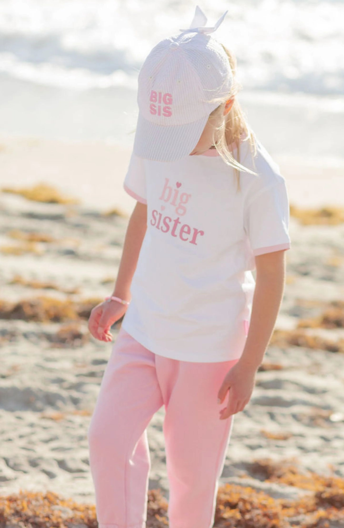 Big Sis - Pink Stripe - Youth (2-7Y)