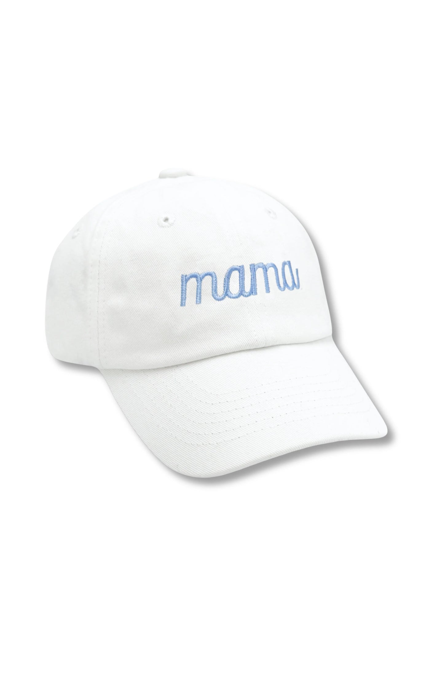 Mama - White - Blue Text - Adult