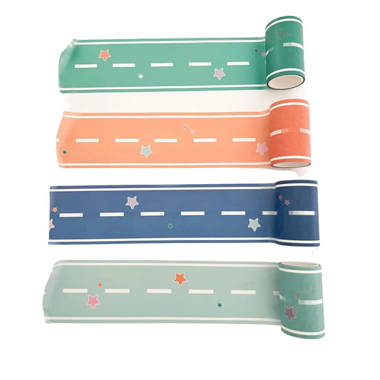 Colorful Play Road Tape 4P Set