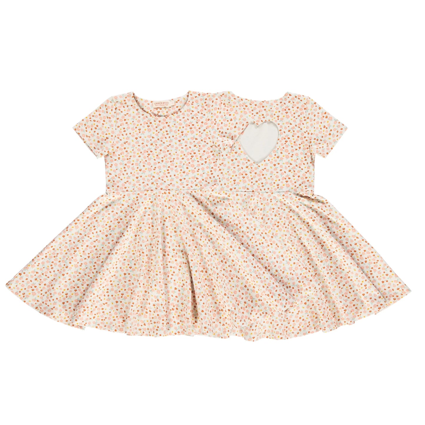 Organic Cotton Jersey Sweetheart Twirl Dress