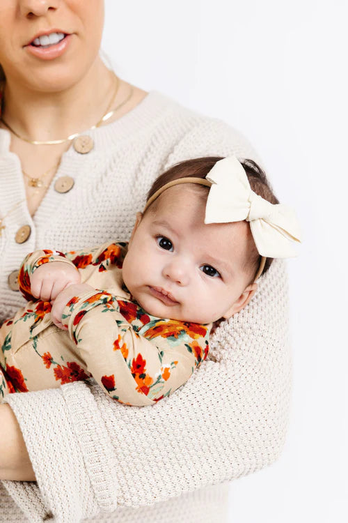 Classic Bow - Ivory Headband - Large