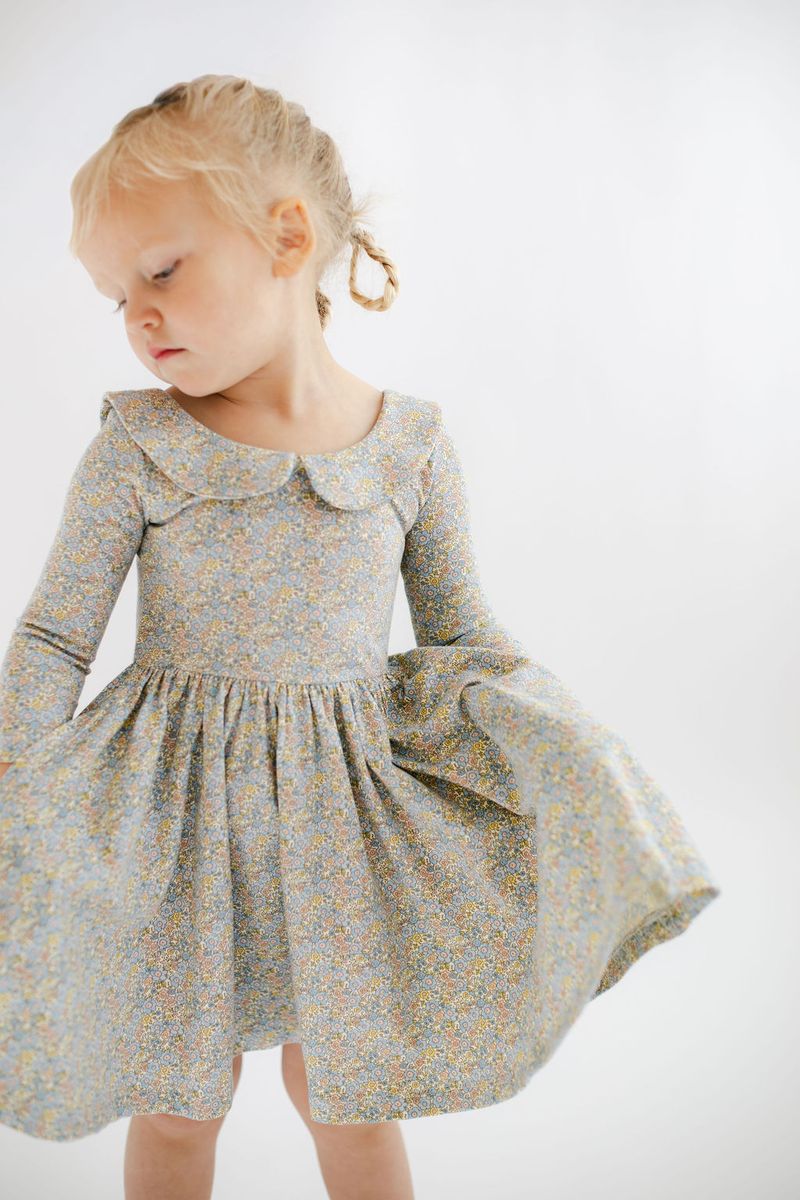 3/4 Sleeve Twirl Dress
