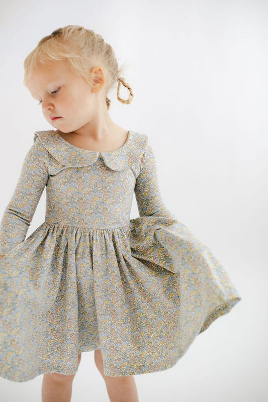 3/4 Sleeve Twirl Dress