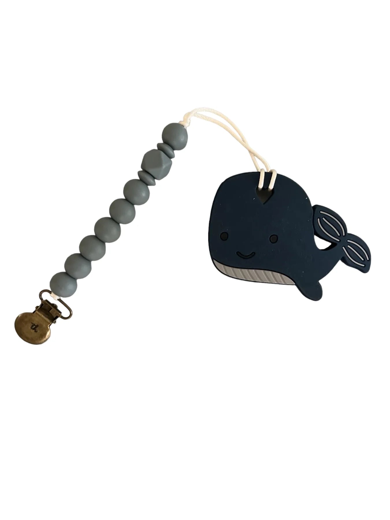 Teether & Clip Bundle - Whale