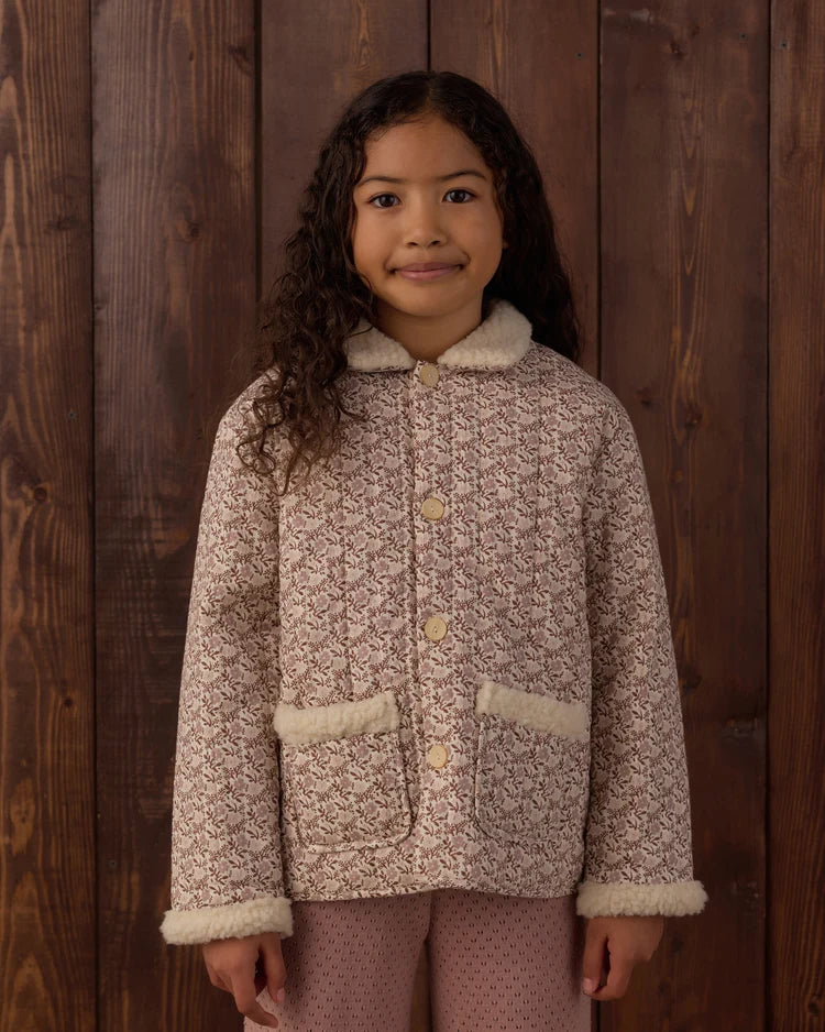 Quilted Collared Coat
