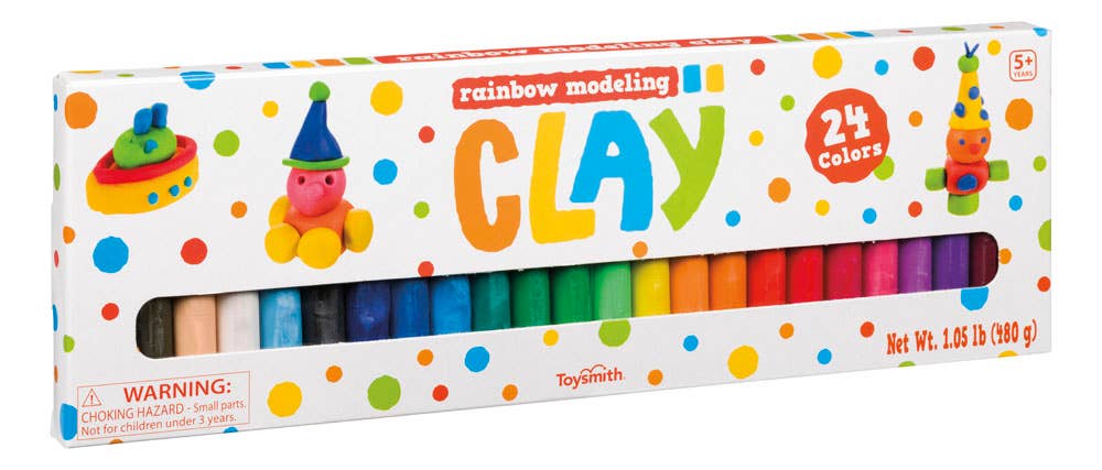 Toysmith Rainbow Clay - 24 Different Colors
