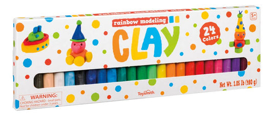 Toysmith Rainbow Clay - 24 Different Colors
