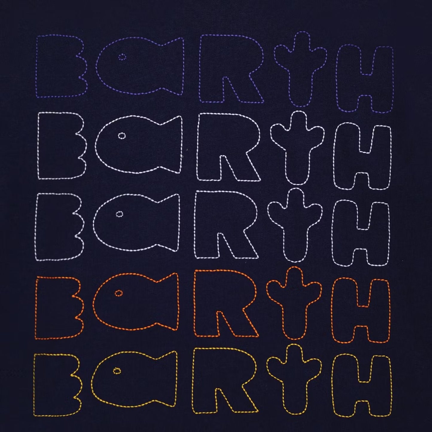 EARTH KID TSHIRT - NAVY/OUTLINE - 5Y