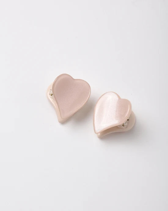 Heart Mini Clips - Dusty Blue, Clay, Blush