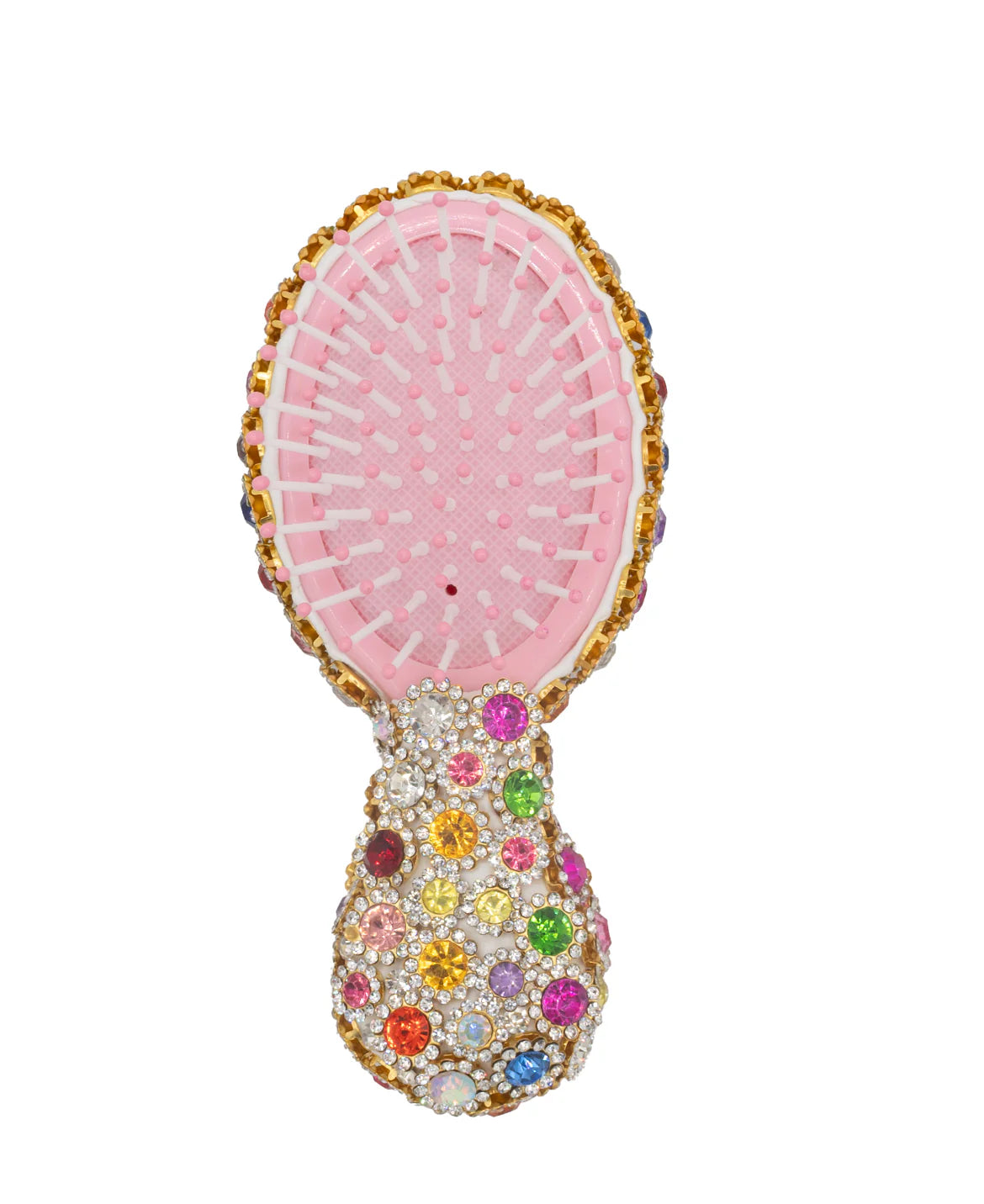 Fully Jeweled Hairbrush