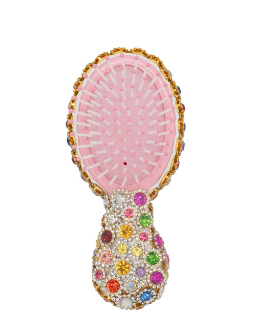 Fully Jeweled Hairbrush