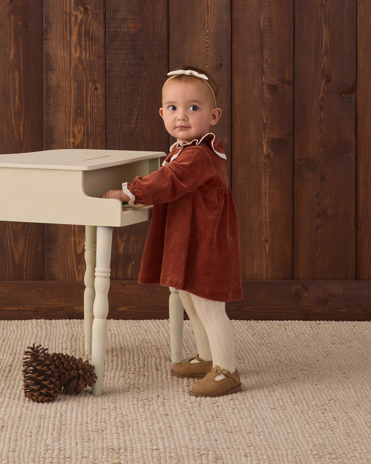 Velour Baby Dress