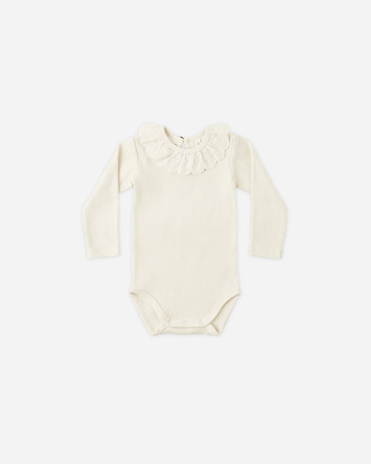 Ruffle Collar Bodysuit