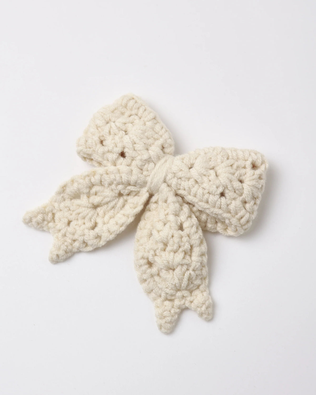 Crochet Bow - Natural
