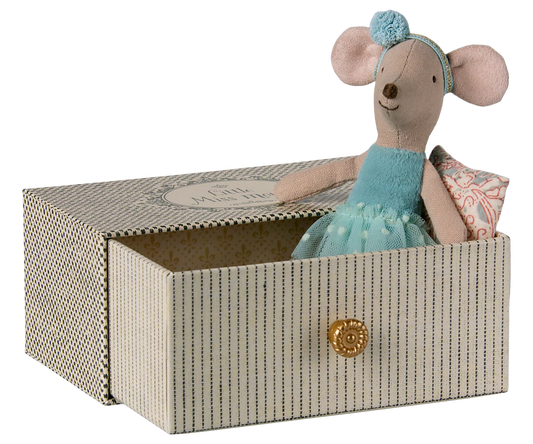 Dance mouse in daybed, Little sister - Blue